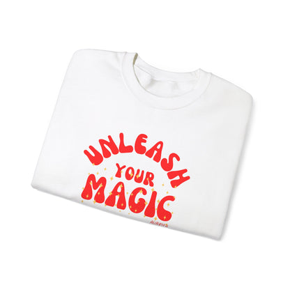 "UNLEASH YOUR MAGIC" UNISEX CREWNECK SWEATSHIRT