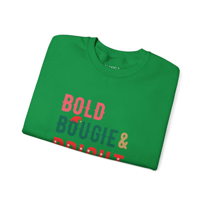 BOLD BOUGIE & BRIGHT CHRISTMAS SWEATSHIRT