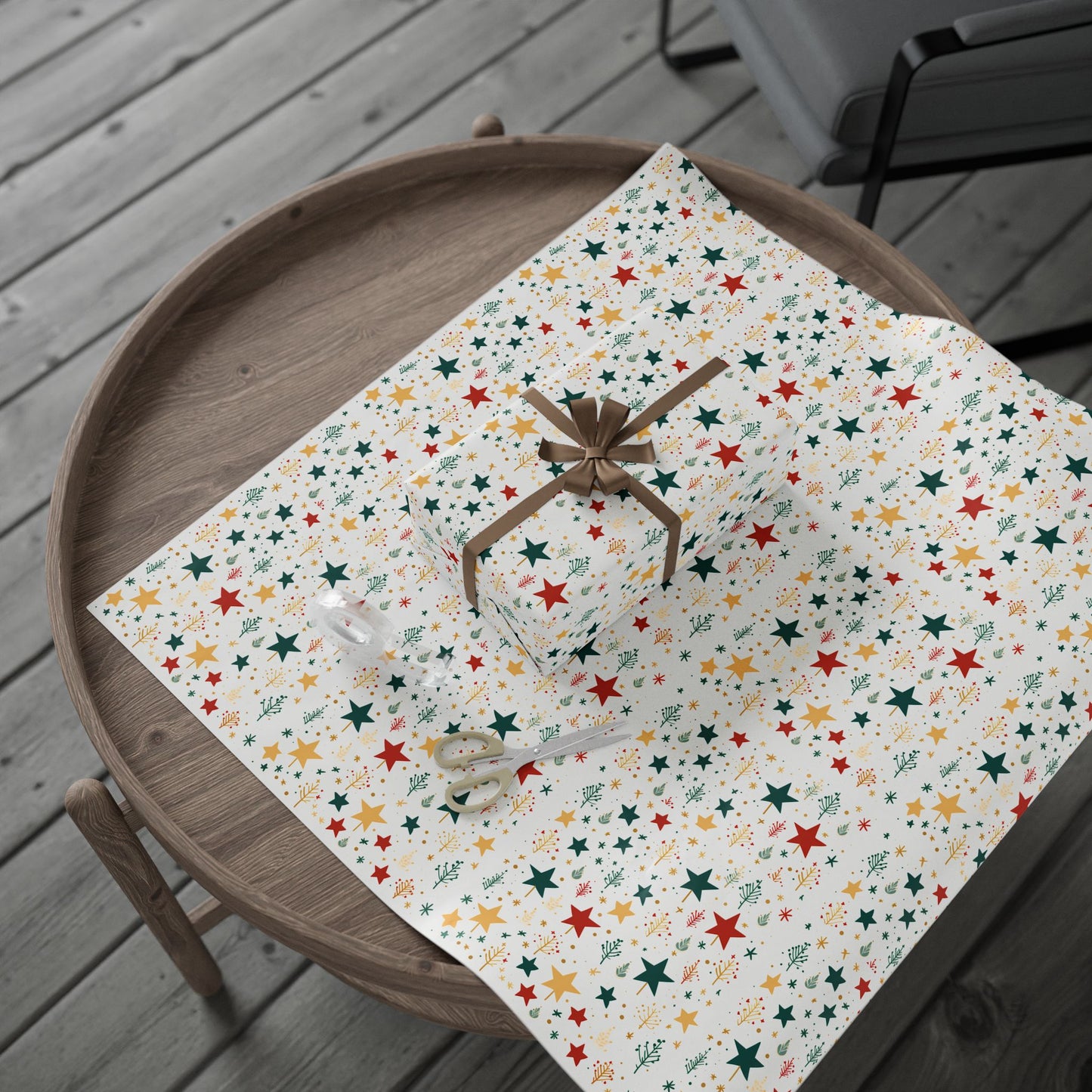 Scandinavian Christmas Gift Wrapping Paper