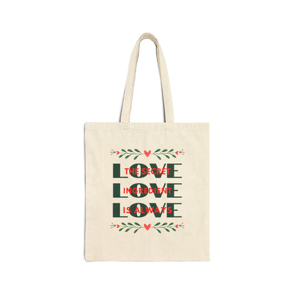 THE SECRET INGREDIENT IS ALWAYS LOVE - CHRISTMAS TOTE BAG