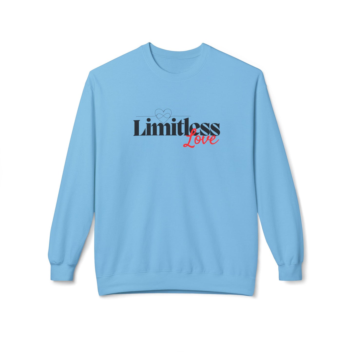 LIMITLESS LOVE INFINITY SYMBOL SWEATSHIRT