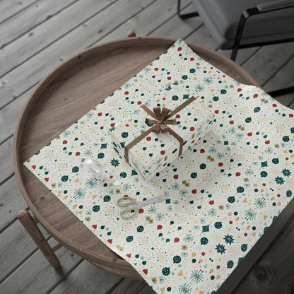 Festive Star Christmas Colorful Holiday Wrapping Paper