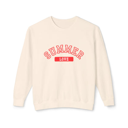 SUMMER LOVE UNISEX LIGHTWEIGHT CREWNECK SWEATSHIRT