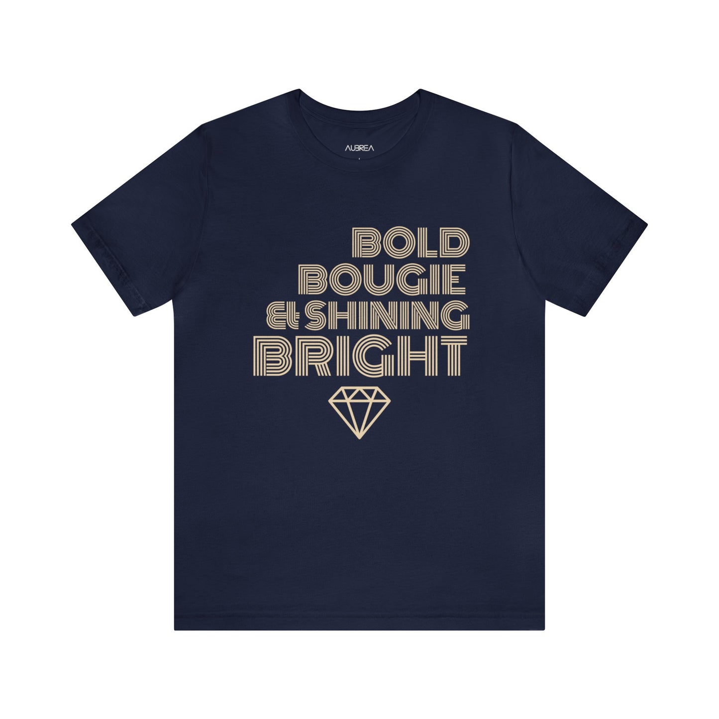 BOLD BOUGIE & SHINING BRIGHT LUXE MINIMALIST TEE