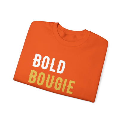 BOLD BOUGIE & BRIGHT UNISEX PREMIUM CREWNECK SWEATSHIRT