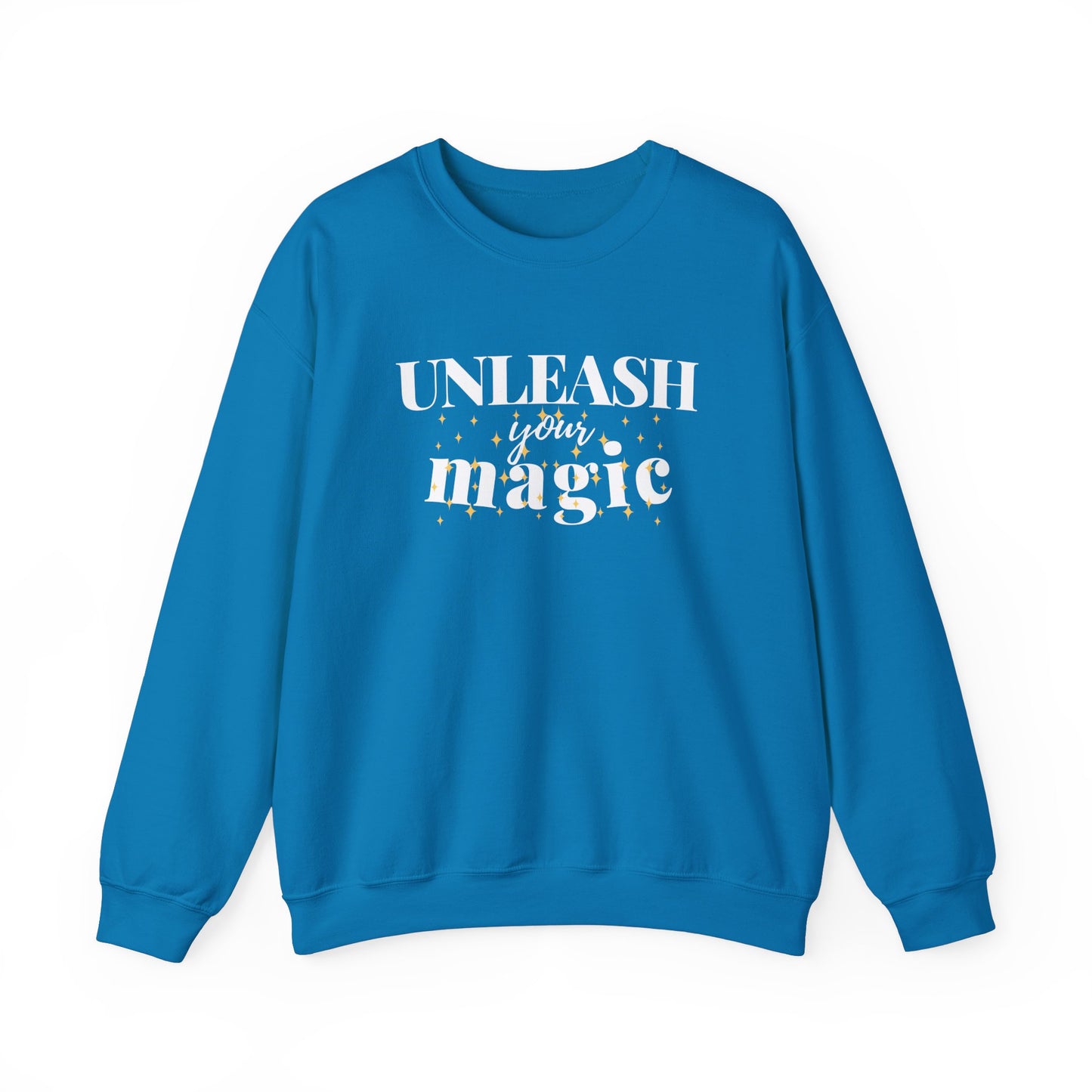 "UNLEASH YOUR MAGIC" UNISEX CREWNECK SWEATSHIRT