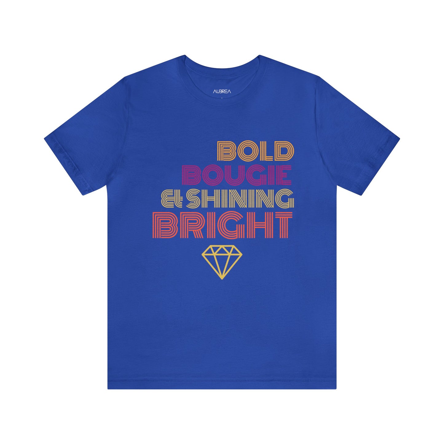 BOLD BOUGIE & SHINING BRIGHT MINIMALIST T-SHIRT