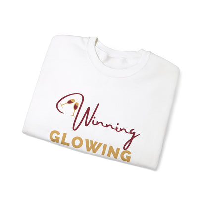 WINNING, GLOWING, THRIVING CREWNECK SWEATSHIRT