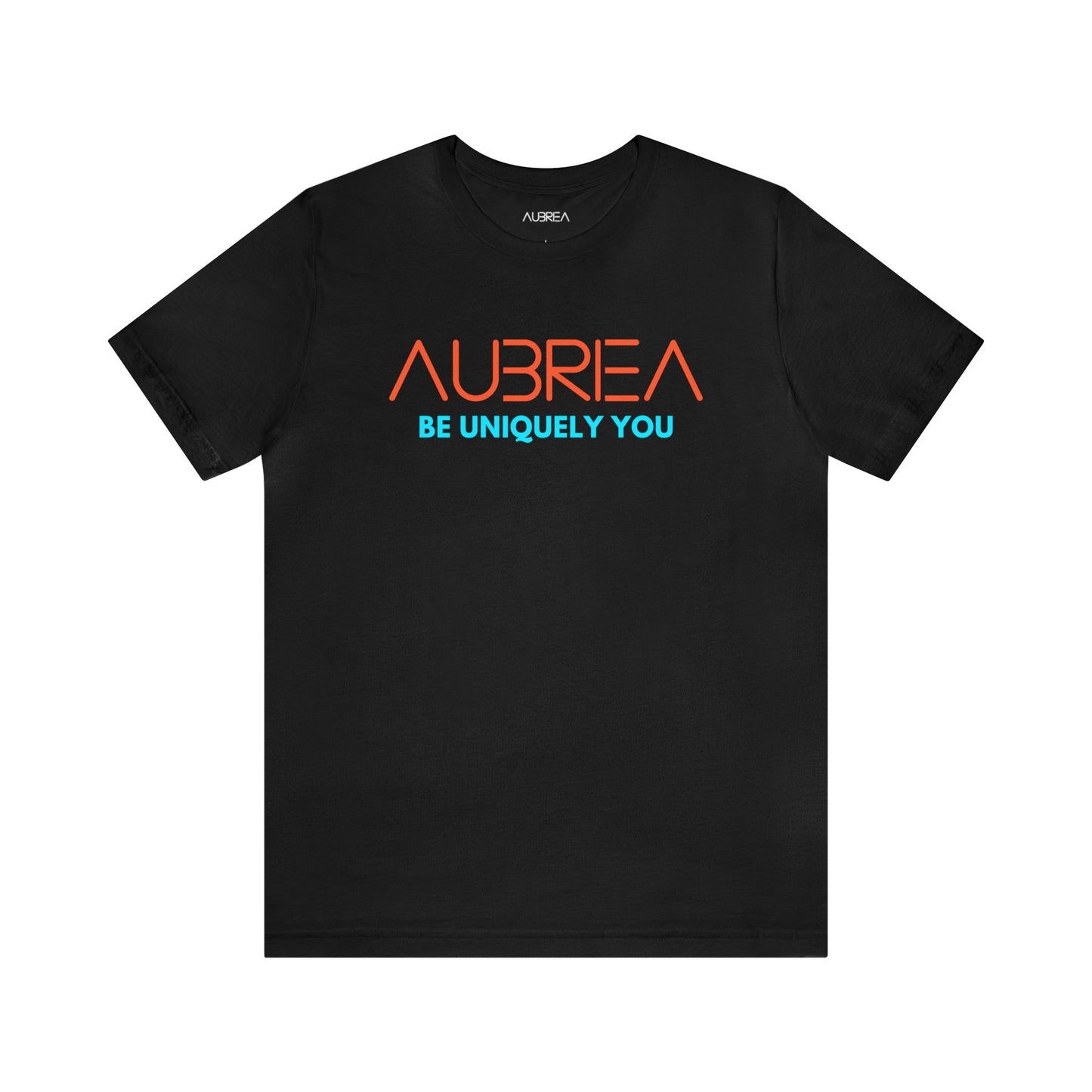 AUBRIEA COLOR LOGO CREWNECK UNISEX JERSEY SHORT SLEEVE TEE