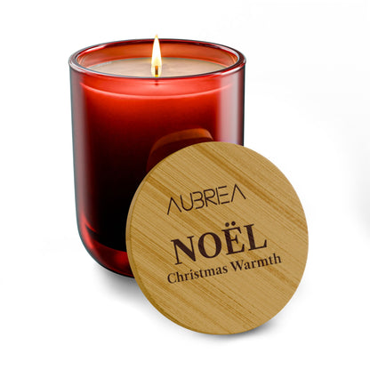NOËL — 14oz Christmas Warmth Luxury Soy Candle. Make room for the joy.