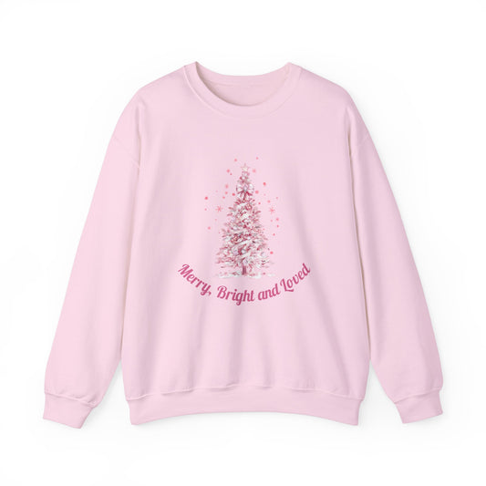 COQUETTE CHRISTMAS PINK RIBBON SWEATSHIRT