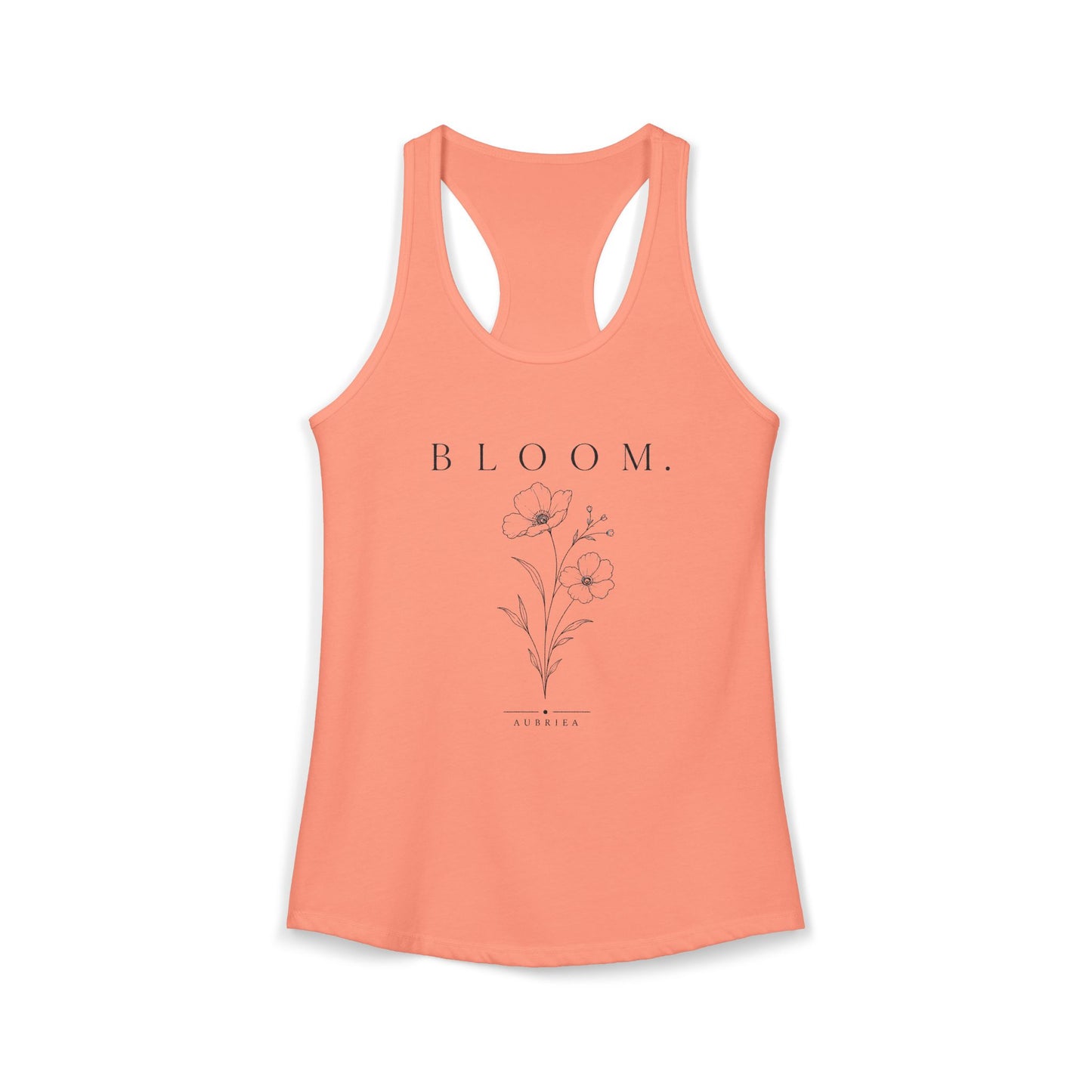 BLOOM. Racerback Tank Top