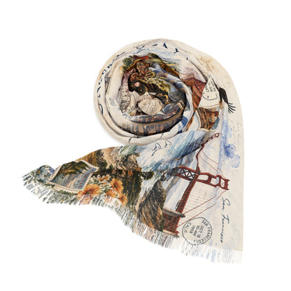 United States of America 250th Anniversary Scarf | Commemorative Travel Edition | AUBRIEA