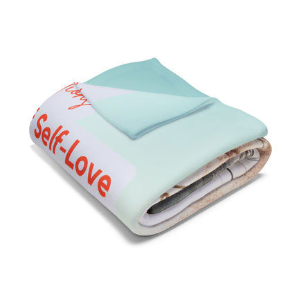 MONTHLY AFFIRMATION BLANKET: A 12-MONTH JOURNEY OF SELF-LOVE FLEECE BLANKET