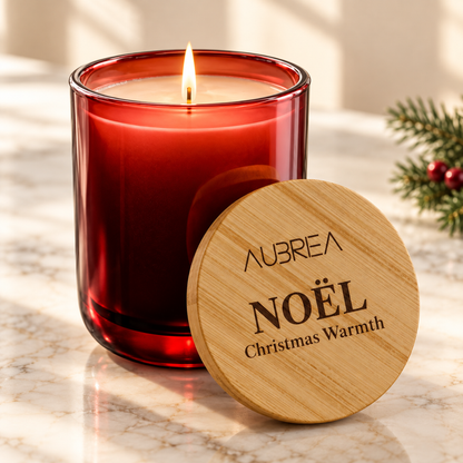 NOËL — 14oz Christmas Warmth Luxury Soy Candle. Make room for the joy.