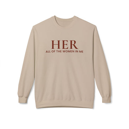 HER | All of the Women in Me Crewneck Sweatshirt