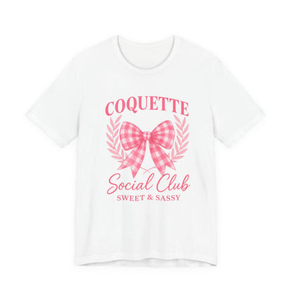 Sweet & Sassy Coquette Social Club Tee