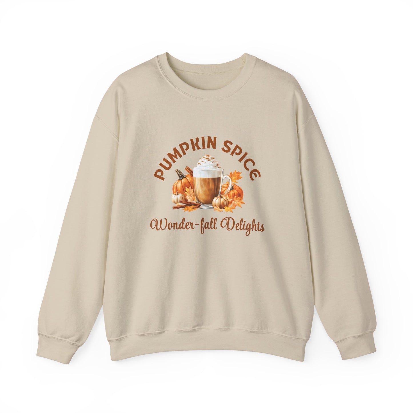 Fall Pumpkin Spice Sweatshirt - Cozy Seasonal Pullover