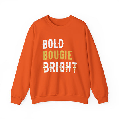 BOLD BOUGIE & BRIGHT UNISEX PREMIUM CREWNECK SWEATSHIRT