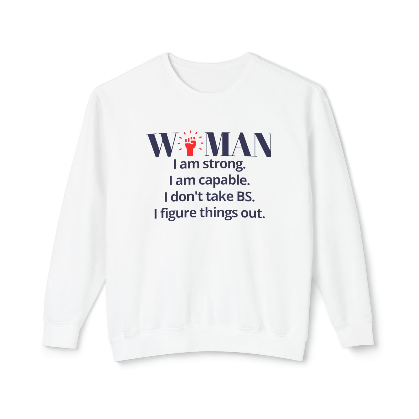 WOMAN POWER PREMIUM CREWNECK SWEATSHIRT