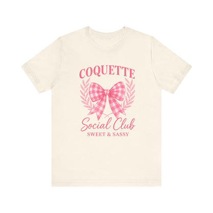 Sweet & Sassy Coquette Social Club Tee