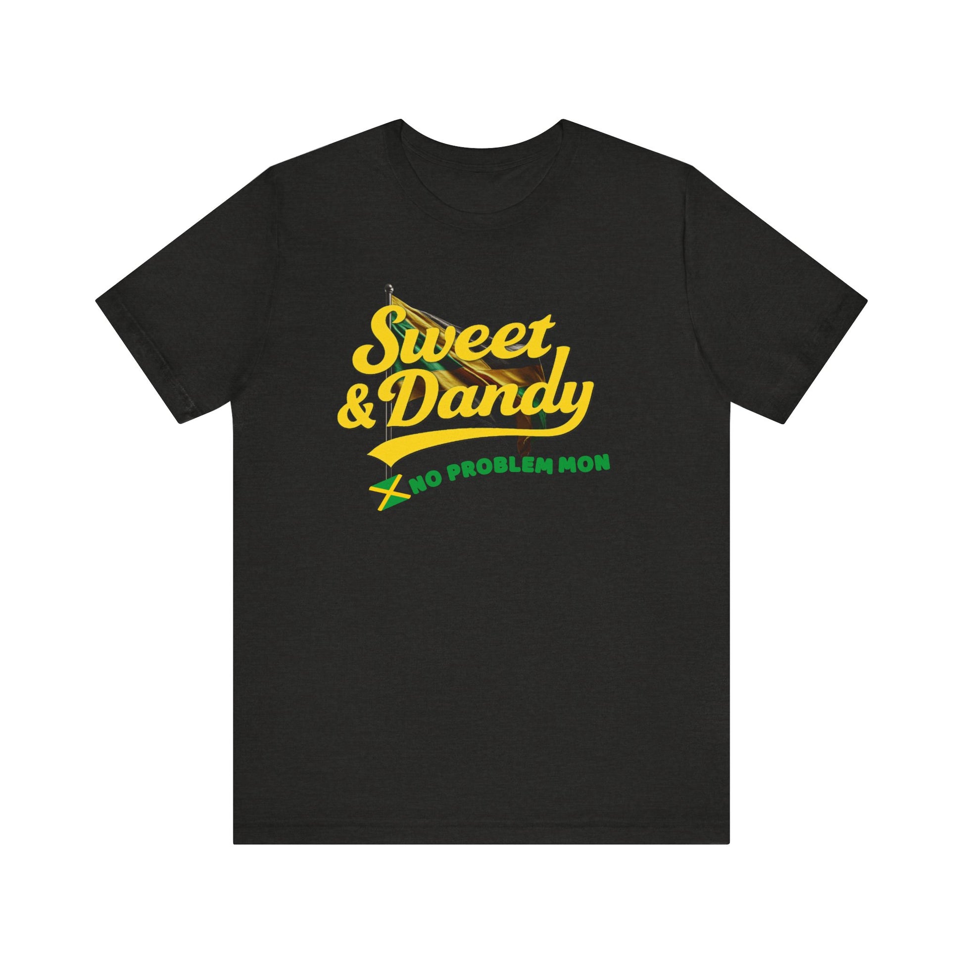 Sweet & Dandy Jamaica Hurricane Melissa Relief Black Shirt. Limited edition tee supporting Hurricane Melissa recovery in Jamaica. 100% of proceeds donated. 🇯🇲