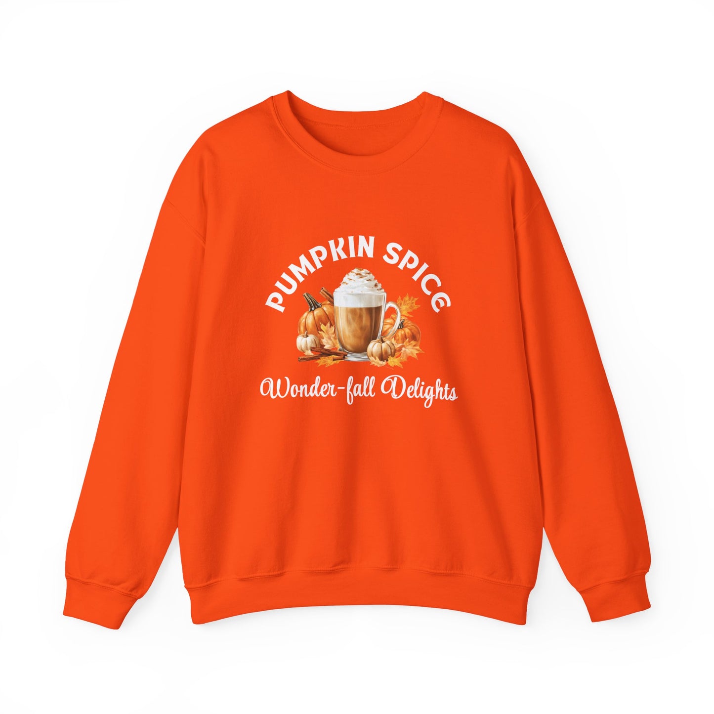Fall Pumpkin Spice Sweatshirt - Cozy Seasonal Pullover