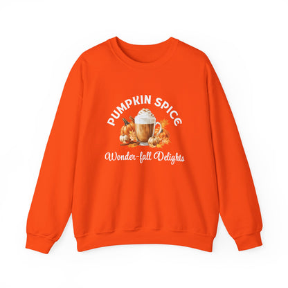 Fall Pumpkin Spice Sweatshirt - Cozy Seasonal Pullover