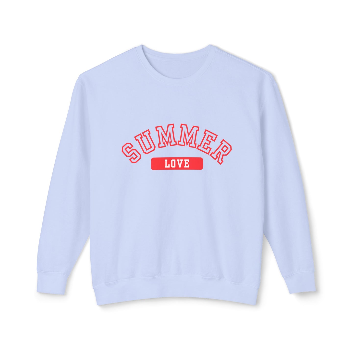 SUMMER LOVE UNISEX LIGHTWEIGHT CREWNECK SWEATSHIRT