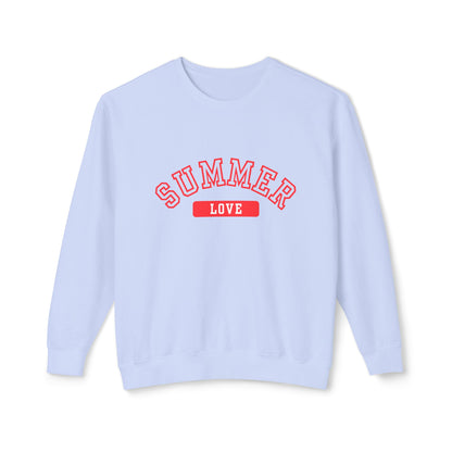 SUMMER LOVE UNISEX LIGHTWEIGHT CREWNECK SWEATSHIRT