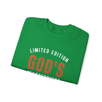 LIMITED EDITION GOD'S MASTERPIECE UNISEX NUBLEND® CREWNECK SWEATSHIRT