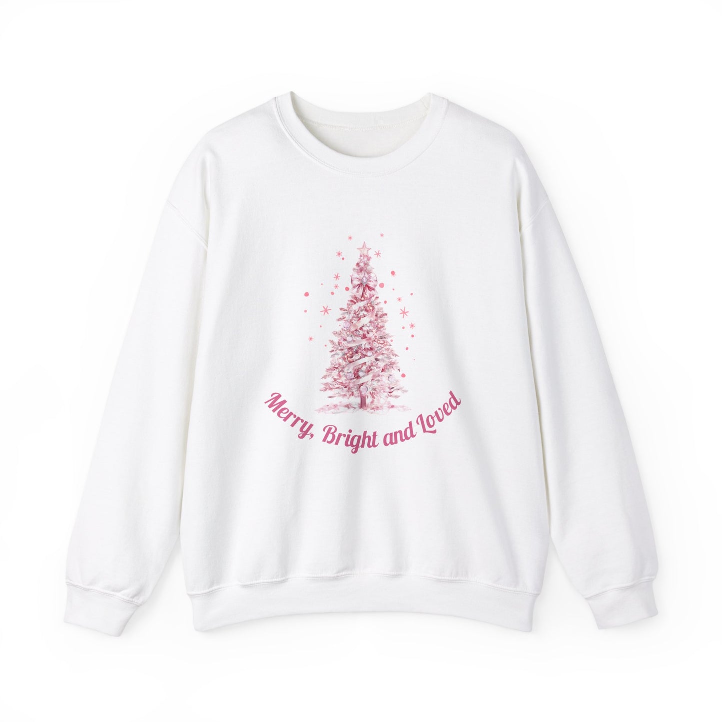 COQUETTE CHRISTMAS PINK RIBBON SWEATSHIRT