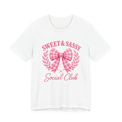 Sweet & Sassy Social Club Tee