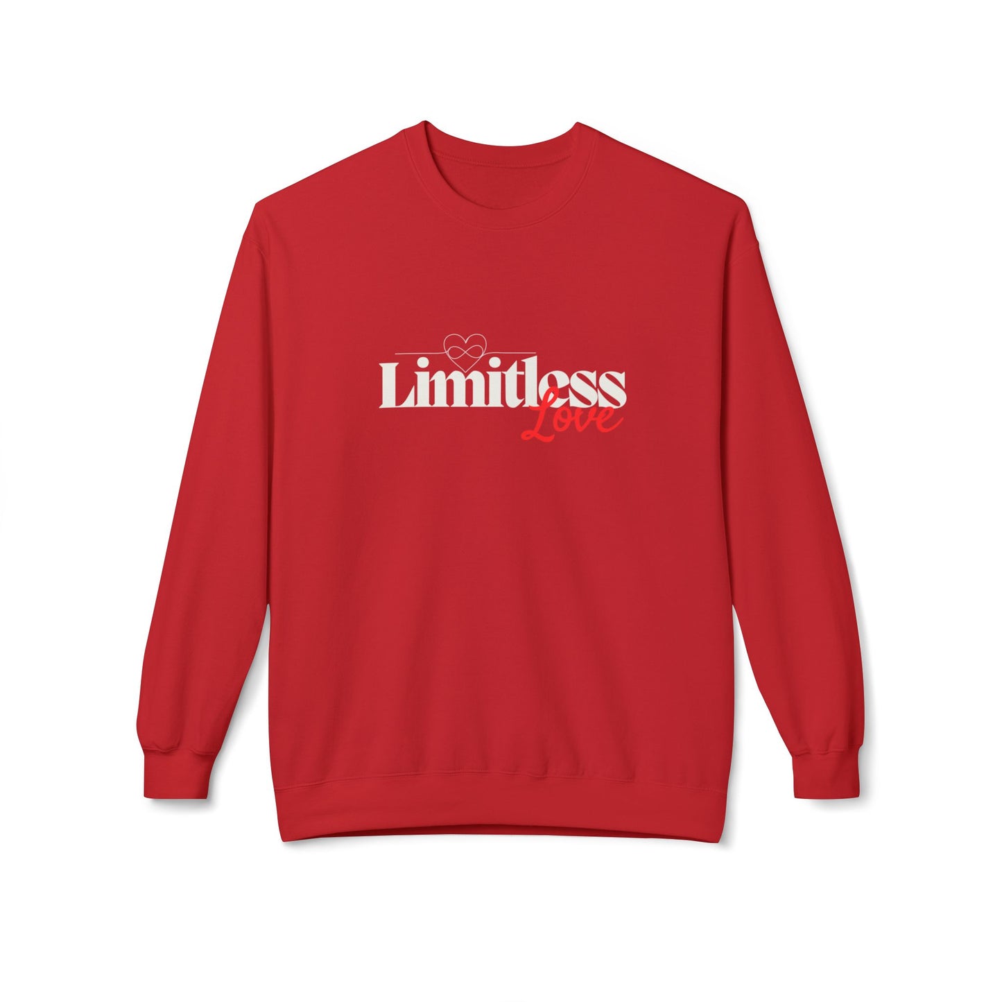 LIMITLESS LOVE INFINITY SYMBOL SWEATSHIRT