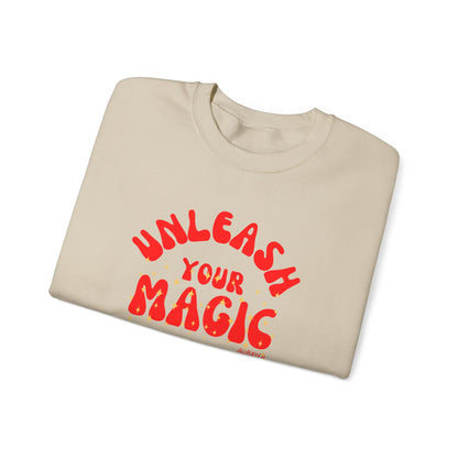 "UNLEASH YOUR MAGIC" UNISEX CREWNECK SWEATSHIRT