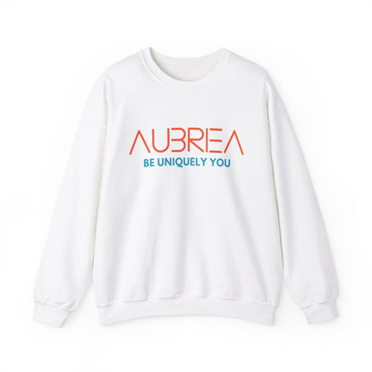 AUBRIEA LOGO CREWNECK SWEATSHIRT