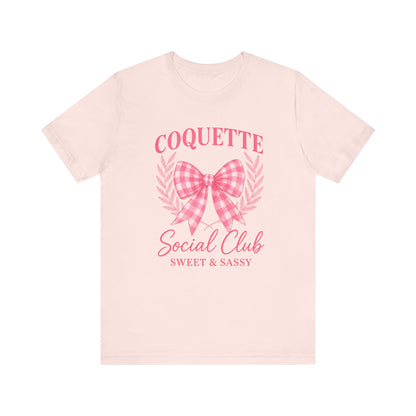 Sweet & Sassy Coquette Social Club Tee