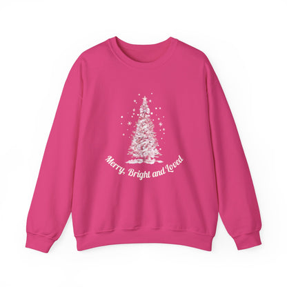 COQUETTE CHRISTMAS PINK RIBBON SWEATSHIRT