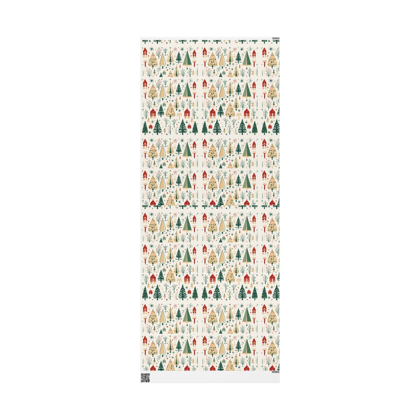 Nordic Scandinavian Forest Holiday Wrapping Paper