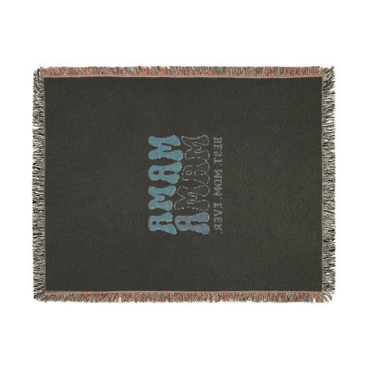 Mama Mama Woven Blanket — "Best Mom Ever" Retro Mom Throw Blanket