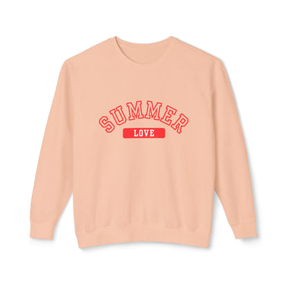 SUMMER LOVE UNISEX LIGHTWEIGHT CREWNECK SWEATSHIRT