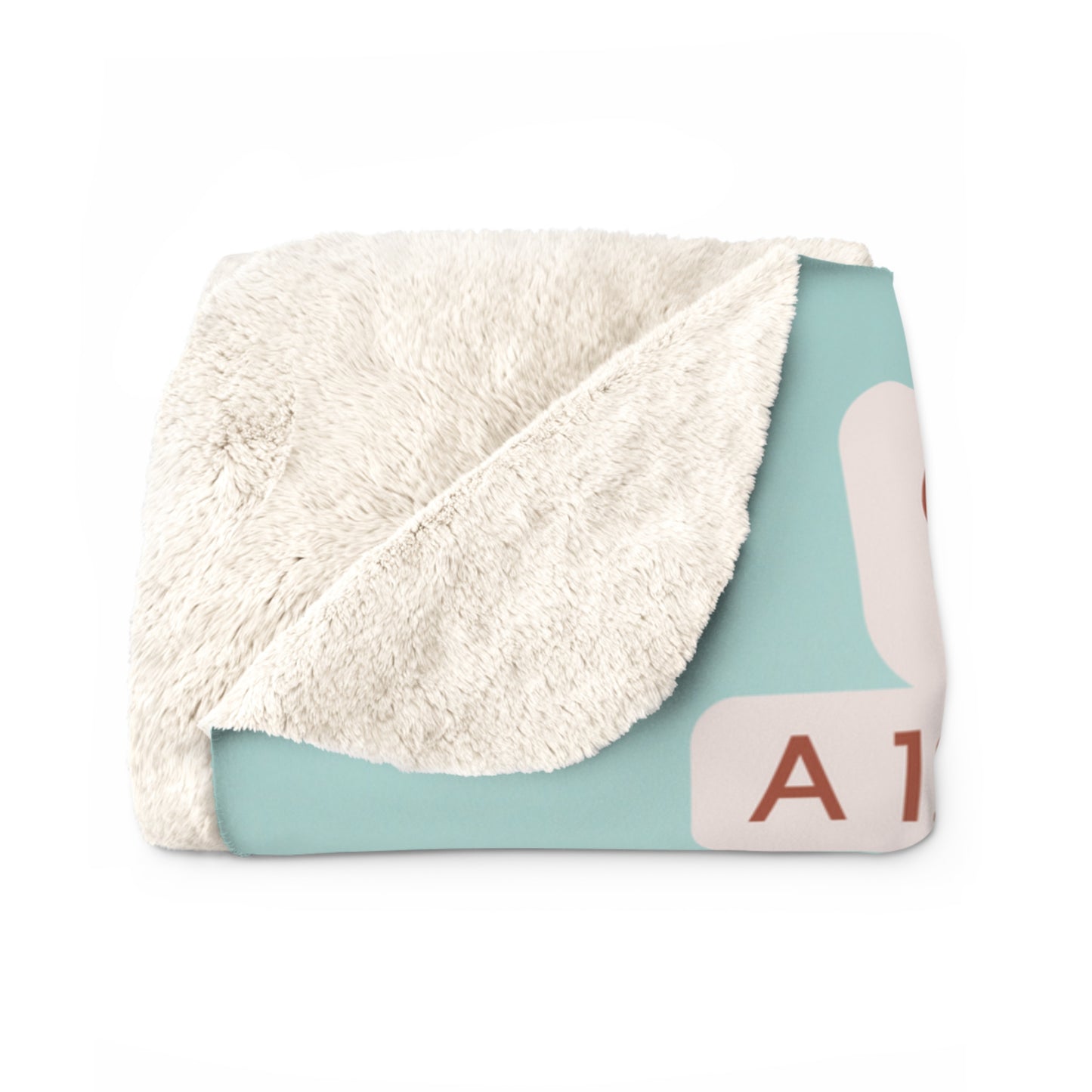 Monthly Affirmation Sherpa Fleece Blanket — Cozy Inspirational Throw for Daily Empowerment