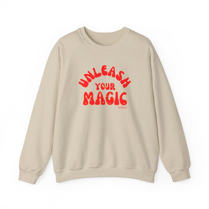 "UNLEASH YOUR MAGIC" UNISEX CREWNECK SWEATSHIRT