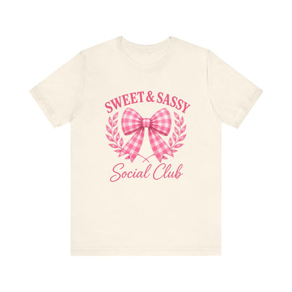 Sweet & Sassy Social Club Tee