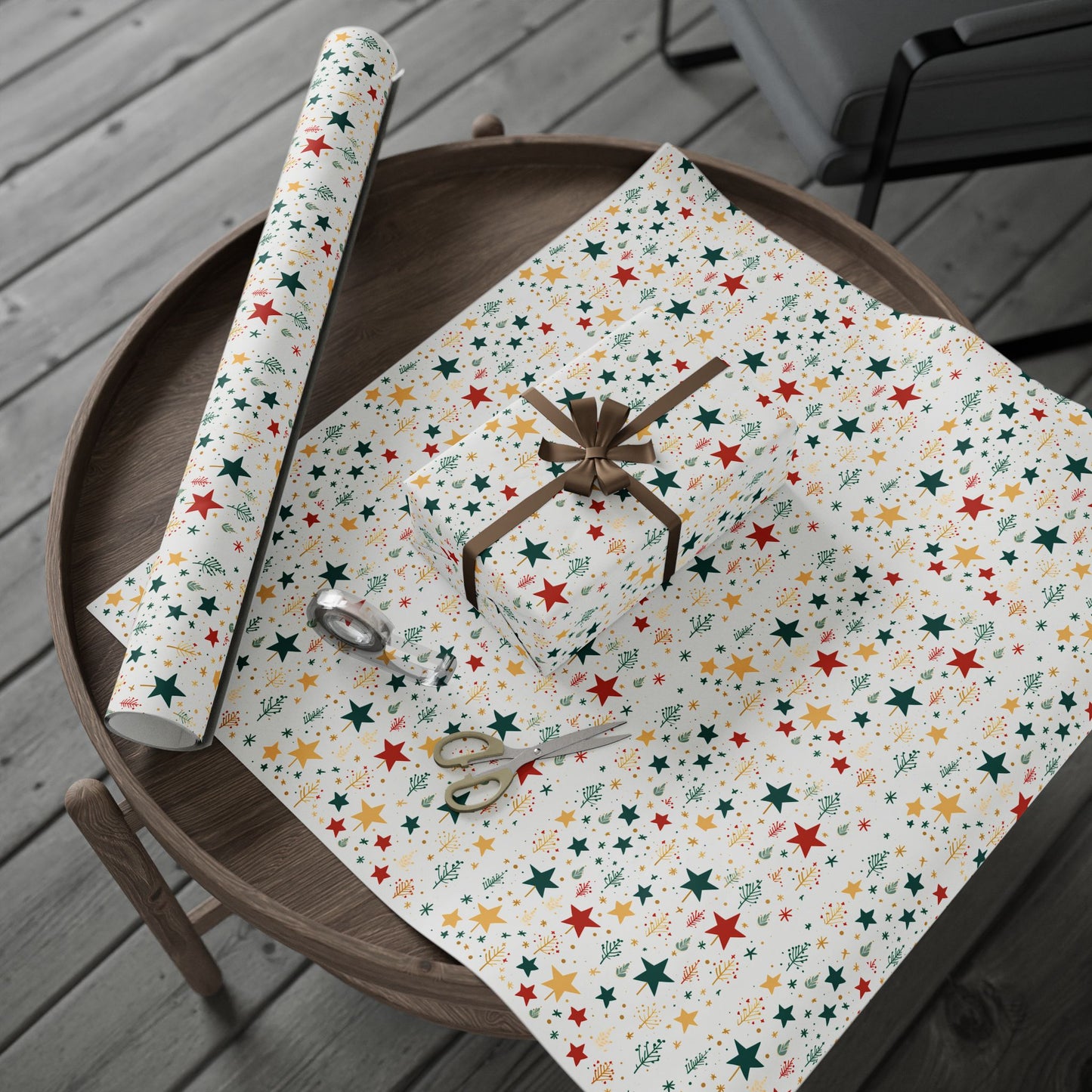 Scandinavian Christmas Gift Wrapping Paper