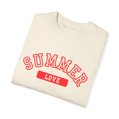 SUMMER LOVE UNISEX GARMENT-DYED T-SHIRT