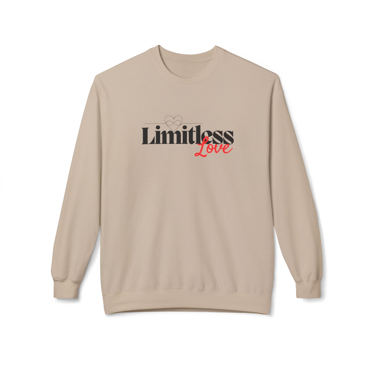 LIMITLESS LOVE INFINITY SYMBOL SWEATSHIRT