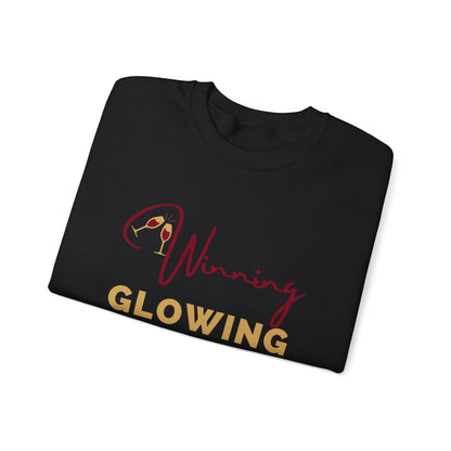 WINNING, GLOWING, THRIVING CREWNECK SWEATSHIRT