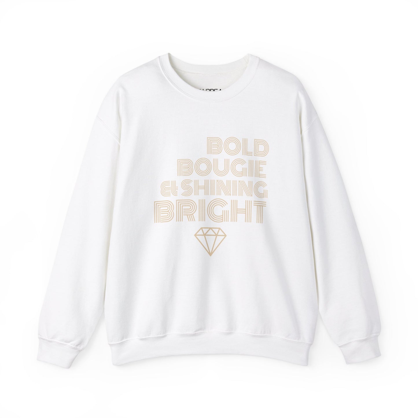 BOLD BOUGIE & SHINING BRIGHT LUXE MINIMALIST SWEATSHIRT