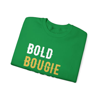 BOLD BOUGIE & BRIGHT UNISEX PREMIUM CREWNECK SWEATSHIRT